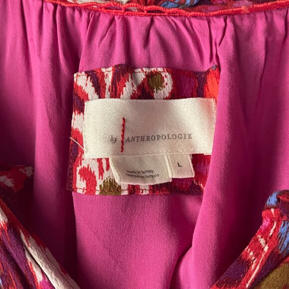 Anthropologie Robin Tiered Mini Dress Size Large - Picture 3 of 5